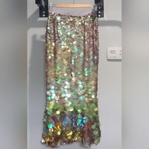 Iridescent Sequin Metmaid Skirt
